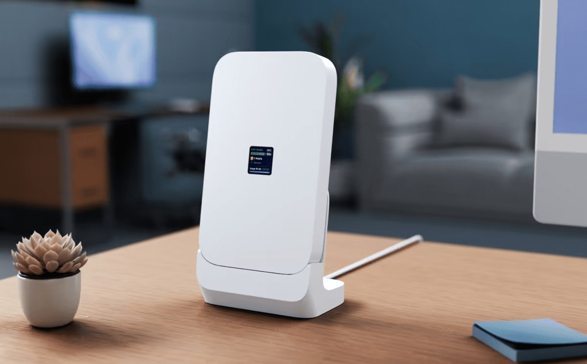 Outdoor UniFi 5G modem with SIM and eSIM for multi-WAN failover internet
