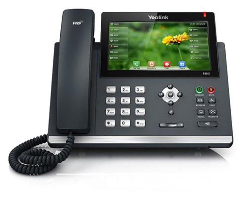 VoIP business desk phone installed and configured by Southern NH Computer
